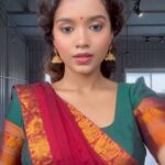 Sanjana Tiwari Instagram - Caption this in தமிழ் 💕 Wearing @varsha_designstudio Hair & Makeup @hairtales.by.punithavathy #reels #reelitfeelit #tamil #tamilsong #chennai #chennaiponnu #explore #trending