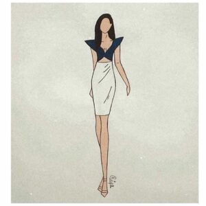Sapna Pabbi Instagram - Outfit Art 💖 by @_pastelsandpeaches_  #artistsupportartists @khyatibusa @soshaibysofi