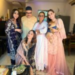 Sara Khan Instagram - Eid Mubarak ❤️ 👗 @shivamkotsav Label @shilpiguptaatelier