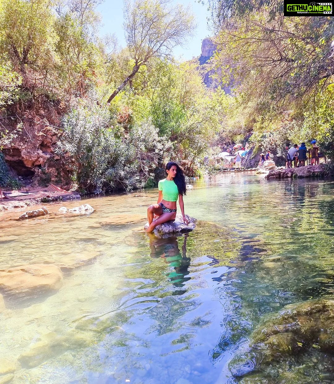 Sarah Jane Dias Instagram - mermaid much? . #traveldiaries #travelgram #travel #girlsgottatravel #morocco #tangiers Akchour