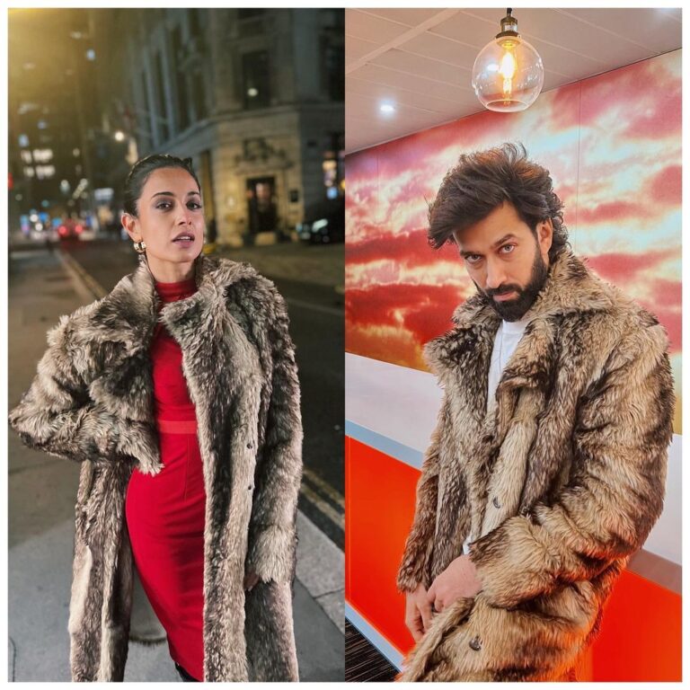 Sarah Jane Dias Instagram - Emily from Paris or Esmile from Kurla? Please do let @sarahjanedias know who wore the faux fur better? Also, while your at it, 💋’s to our Bandra ka ‘Dolce & Bahana’ @rickroyco for making us look so fancy in #NeverKissYourBestFriend ! @nikita.nayak8 for being the best right hand to our D&B! P.S. Sarah, bring your oomph back to this city so that we can celebrate with some late night lip synch’n to ‘Lover’ 😍
