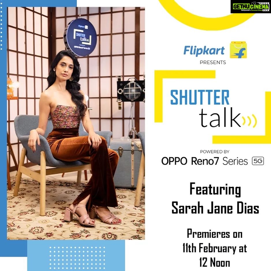 Sarah Jane Dias Instagram - this was a fun one! . Flipkart presents, "Shutter Talk" powered by Oppo Reno 7 Series 5G . for all of you wondering how to get the most out of your smart phone photographs, look no further! join me and @atulkasbekar in this masterclass and learn how to shoot like an ace photographer with just your smart phone! . @flipkart @oppoindia
