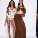 Sarah Jane Dias Instagram – we stick like glue 😜
.
@lakmefashionwk @santoshishetty @gabriellademetriades @flirtatious_india #lakmefashionweek #fashion #brownskinforthewin @mohitvaru @deme_love_