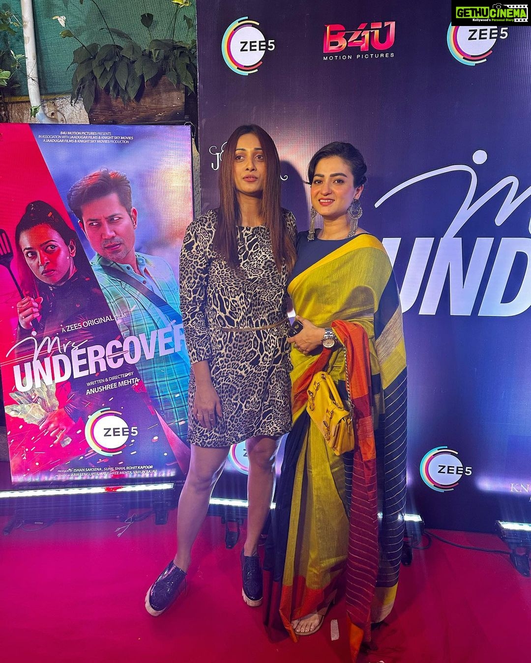 Satarupa Pyne Instagram - Not a single dull moment , gripping , entertaining, message driven, cheers to all the women who felt ‘Empowered’ watching the #MrsUndercover act along side‼️ All the best team @jaadugarfilms. @abirsenguptaa, you being you always. Another splendour ‼️ @radhikaofficial what a performer. #anushreemehta , long way to go. ❤️‼️ #zee5premium