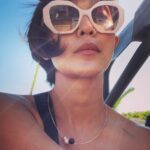 Sayani Gupta Instagram – Hair game at the back of a buggy Santorini, Greece