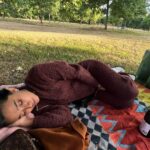Sayani Gupta Instagram - Picnic siesta @doyoulovedeep @krutikaamrania Hyde Park, London