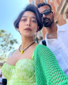 Sayani Gupta Instagram - Green Day 📷 mood, cape & enthusiasm By Legend @eshwarlog Murano, Italia