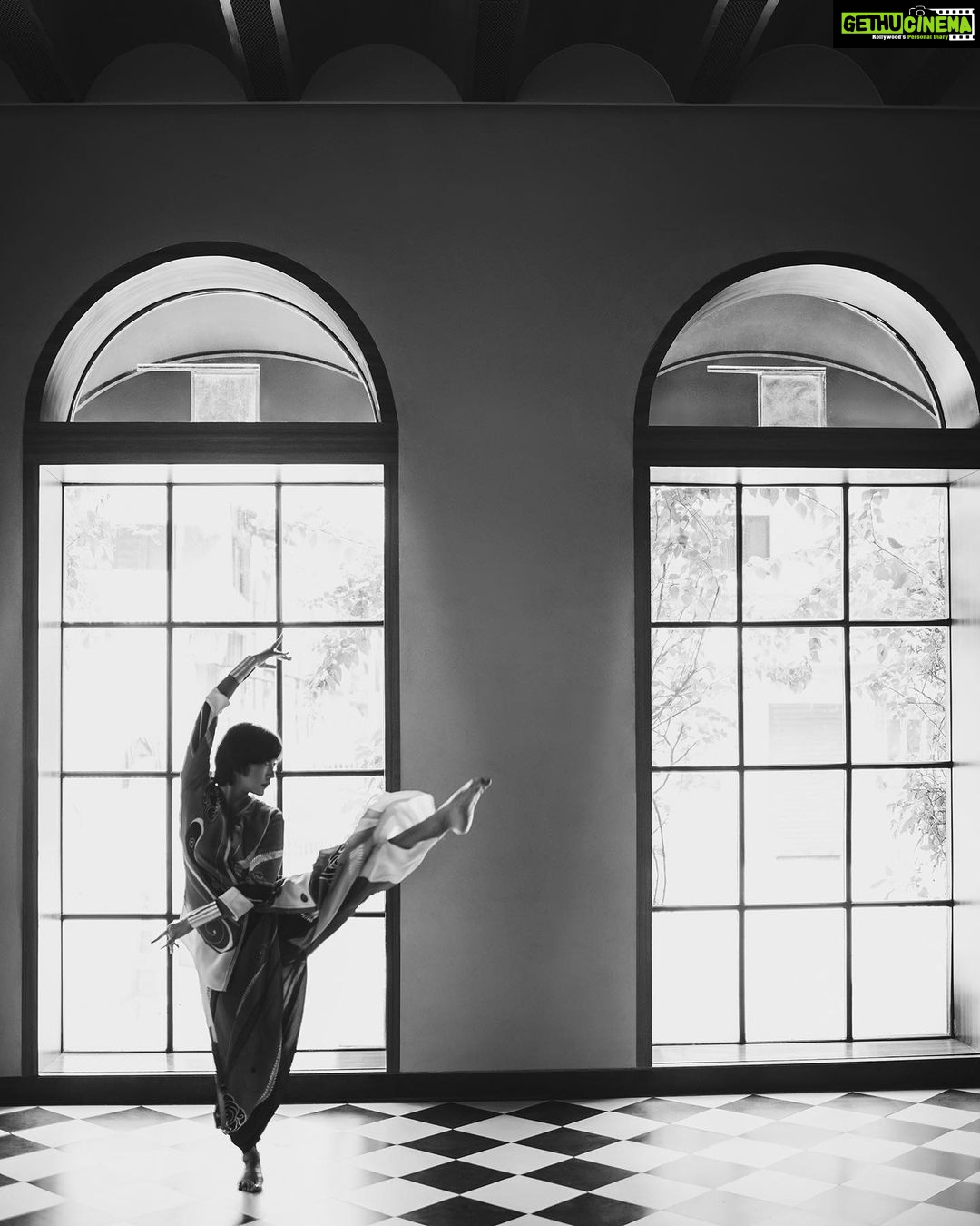 Sayani Gupta Instagram - I started moving / dancing before I was even two apparently. The best memories of my life are all of dancing. It’s what I do best. It’s what I do for myself. It’s what gives me solace. My first love. And my true love. Shot for @ampmfashions while I did whatever I wanted, moved however my body guided. 🤍🦋💃🌊