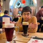 Sayani Gupta Instagram – Not a beer person 
But when in Prague.. 
Beer away!
With my 🍒@paramitagh 
@sennistic thanks for the Recco! Fat Cat Brewery & Pub