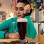 Sayani Gupta Instagram – Not a beer person 
But when in Prague.. 
Beer away!
With my 🍒@paramitagh 
@sennistic thanks for the Recco! Fat Cat Brewery & Pub