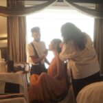 Sayani Gupta Instagram - LFW morning! @lakmefashionwk With my babies! @eshwarlog @paloshell 📷 @ayushsaxx