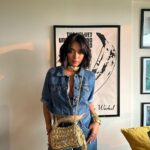 Sayani Gupta Instagram - 👖all the way! @shreejarajgopal @eshwarlog @paloshell @dhwanii.jain Outfit @freakinsindia Jewellery @shopeurumme Bag @bijitcrochet