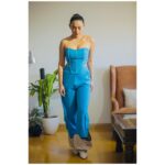 Sayani Gupta Instagram - Cool as ever @sayanigupta Wearing @_otherlabel Glam @eshwarlog Hair @paloshell Style assistant @dhwanii.jain . . . #sayanigupta #style #ootd #celebstyle #fashion #lookoftheday #new #blue #corset #styleinspo #love