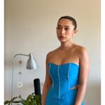 Sayani Gupta Instagram - Cool as ever @sayanigupta Wearing @_otherlabel Glam @eshwarlog Hair @paloshell Style assistant @dhwanii.jain . . . #sayanigupta #style #ootd #celebstyle #fashion #lookoftheday #new #blue #corset #styleinspo #love