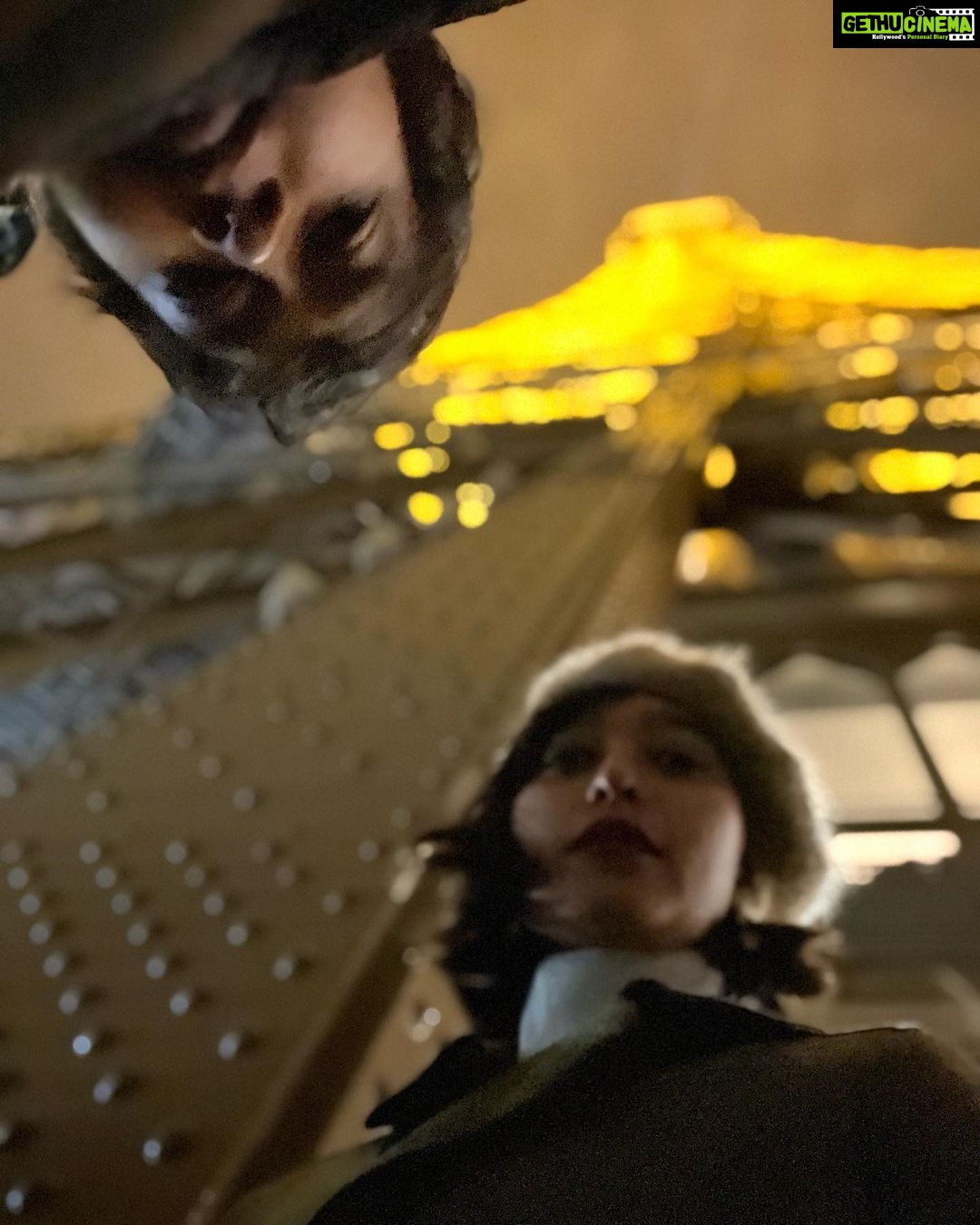 Sayani Gupta Instagram - Perspective #eiffeltower I had a very different romanticism about what is can be, should be and is. But it changed quickly and positively once you come closer… not just in perspective but also in its sheer being and craftsmanship of this piece of architecture and planning. Anyway, more cheesy photos to follow! 🫠Eiffel Tower - Paris, France