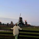 Sayani Gupta Instagram - The prettiest village in the world.. they said. Well, it was even more perfect. #giethoorn is just 💚🐑🐏 #zaanseschans 🦢💛 Giethoorn Village Netherlands