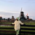 Sayani Gupta Instagram - The prettiest village in the world.. they said. Well, it was even more perfect. #giethoorn is just 💚🐑🐏 #zaanseschans 🦢💛 Giethoorn Village Netherlands