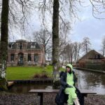 Sayani Gupta Instagram - The prettiest village in the world.. they said. Well, it was even more perfect. #giethoorn is just 💚🐑🐏 #zaanseschans 🦢💛 Giethoorn Village Netherlands