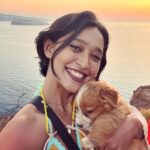 Sayani Gupta Instagram – 🐶 series cause life is just better with them! 

This one was after a magical Sunset at Lighthouse Santorini.. when I found this absolute button and his siblings! We found an immediate affinity towards one another.. would have definitely run away! Just look at him in the second photo!

#findinglove #bestwoof 
#dogsofinstagram #puppylove Santorini, Greece