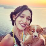 Sayani Gupta Instagram – 🐶 series cause life is just better with them! 

This one was after a magical Sunset at Lighthouse Santorini.. when I found this absolute button and his siblings! We found an immediate affinity towards one another.. would have definitely run away! Just look at him in the second photo!

#findinglove #bestwoof 
#dogsofinstagram #puppylove Santorini, Greece