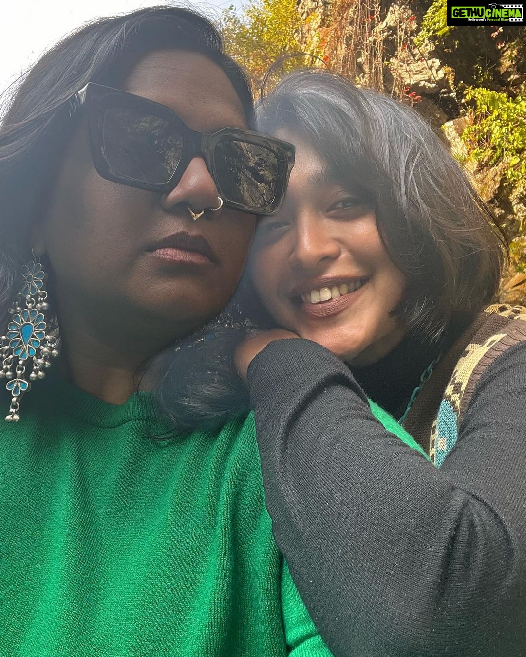Sayani Gupta Instagram - A late birthday post with my cutest munchkin! Cause we were having the best birthdays of our lives collectively on her BUDDAY! This is an angel in human form, a 🦄 who puts others before herself and walks the talk like no one else! She is the glue to our family and the best gift a girl could ever wish for! Holding you close everyday @smritikiran My love here’s to everything that you ever wished for coming true! I made a wish for you at the Taal and I know you will always have the sun rays shining on you and your heart warmed by the presence of people you adore! Love you!