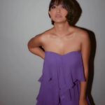 Sayani Gupta Instagram - 💟💜 🫧LOVE 🫧💜💟 . . . Hair - @paloshell Make up - @sitalmakeup Styling - @shreejarajgopal Styling team - @dhwanii.jain Photography - @kadamajay . . . #sayanigupta #bollywood #4msp #fourmoreshotspleaseseason3 #bollywoodcelebrities #stylish #purple #purpledress #purpleaesthetic #purple💜 #dropitlikeitshot #smoothfinish #promotionalevent #bobwithfringe #bangshairstyle #bobhairstyles #glossyhair #redcarpethair #fashiohair #shorthairstyle #bobhaircut #bobhairdaily #photoshoot #strikeapose #fancyhairdresser #hairbypalomi Film City