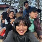 Sayani Gupta Instagram - First walk of the trip! Through the mountain trails and village paths. @soulitude.in @minimathur @dontpanic79 @shwvenkat @cyrus_sahukar @atulmongia 💟