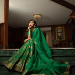 Sayani Gupta Instagram - A Green Wedding 💚 Self Styled and made up with air dried hair 😅 In @payalkhandwala lehanga & jewellery Thank you @elevate_promotions @dhwanii.jain @shreejarajgopal for all the help! 📸 @deepak_guptap_photography