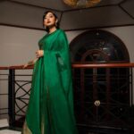Sayani Gupta Instagram - A Green Wedding 💚 Self Styled and made up with air dried hair 😅 In @payalkhandwala lehanga & jewellery Thank you @elevate_promotions @dhwanii.jain @shreejarajgopal for all the help! 📸 @deepak_guptap_photography