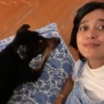Sayani Gupta Instagram - #laila 16 (112 in dog years) Oldest member of our family! Still quite the babe! @ahir4593 🖤🤍