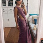 Sayani Gupta Instagram - Been an admirer of @chandrakantofficial creations! He designed costumes for #ps1 & #ps2 Creates magical costumes for Bhansali. He designed this saree for me & created this in a day! Thank you CK! 🤍 Also @shareendeosthale @bhuvanarora27 😘 I styled it with forever favourite @amrapalijewels 🌸