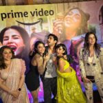 Sayani Gupta Instagram - Last night’s moods! @4moreshotspls premier/launch night! 21.10.22 Part 1 With the partners in shots! @maanvigagroo @banij @iamkirtikulhari @_prat @joyeetacruises