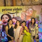 Sayani Gupta Instagram - Last night’s moods! @4moreshotspls premier/launch night! 21.10.22 Part 1 With the partners in shots! @maanvigagroo @banij @iamkirtikulhari @_prat @joyeetacruises