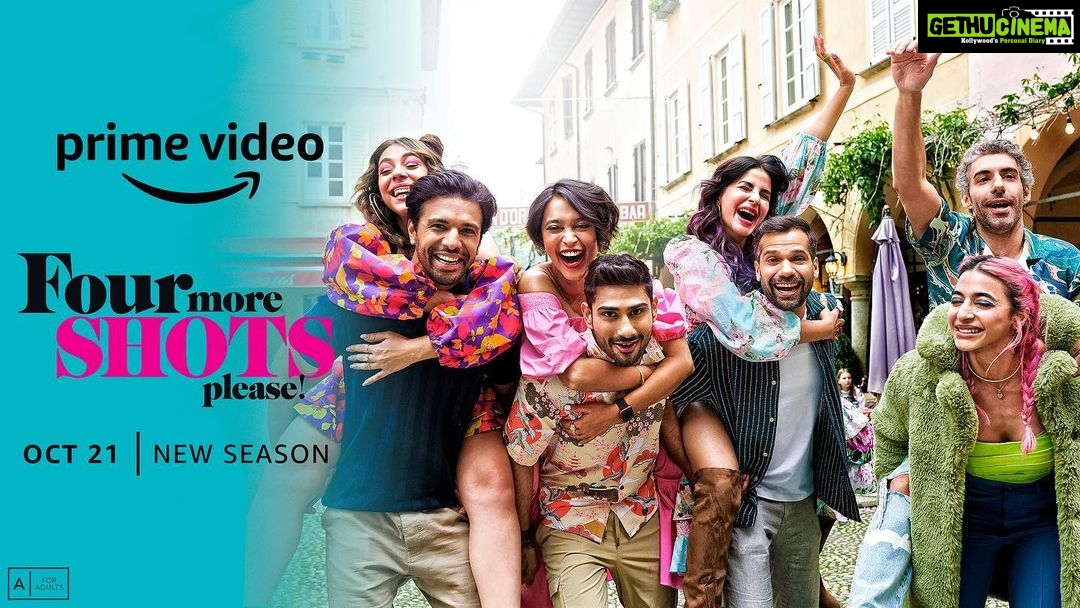 Sayani Gupta Instagram - Piggyback-ing our way into your hearts 😉 #FourMoreShotsPlease S3, new season out on Oct 21. @pritishnandy2018 @rangitapritishnandy @ishitapritishnandy @pritishnandycommunications @iamkirtikulhari @banij @maanvigagroo @_prat @neilbhoopalam @jimsarbhforreal #RajeevSiddhartha @primevideoin @4moreshotspls My Team: @eshwarlog @deepalid10