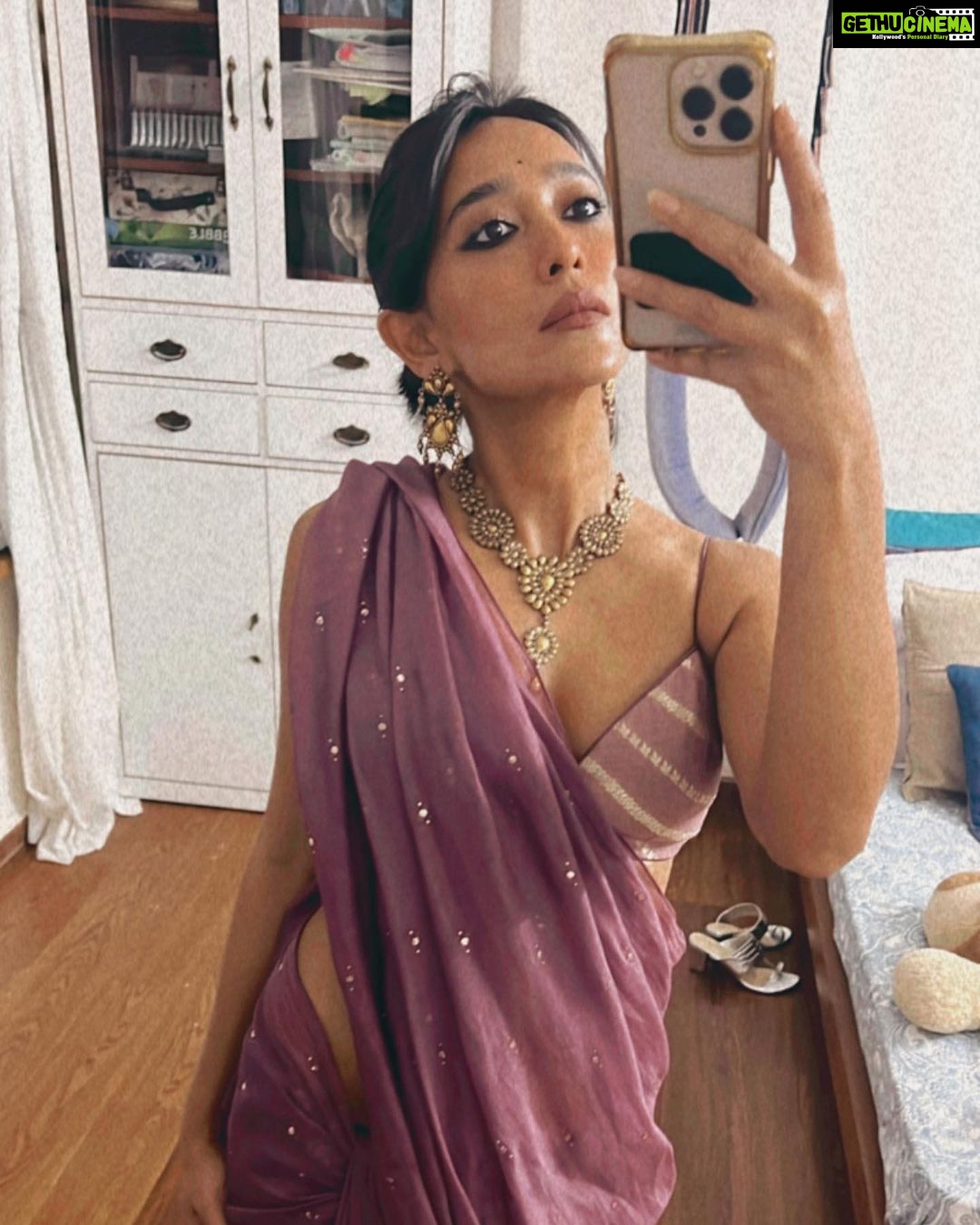 Sayani Gupta Instagram - Been an admirer of @chandrakantofficial creations! He designed costumes for #ps1 & #ps2 Creates magical costumes for Bhansali. He designed this saree for me & created this in a day! Thank you CK! π€ Also @shareendeosthale @bhuvanarora27 π I styled it with forever favourite @amrapalijewels πΈ