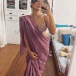 Sayani Gupta Instagram - Been an admirer of @chandrakantofficial creations! He designed costumes for #ps1 & #ps2 Creates magical costumes for Bhansali. He designed this saree for me & created this in a day! Thank you CK! 🤍 Also @shareendeosthale @bhuvanarora27 😘 I styled it with forever favourite @amrapalijewels 🌸