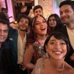 Sayani Gupta Instagram - The sweetest couple in town had the best wedding ever! And what a gorgeous night it was! Pyaar Beshumar! ❤️ @therichachadha @alifazal9 love you both! Thank you for making us part of your new beginnings! Hope yours is filled with love , laughter and a ton of crazy! Love Always!