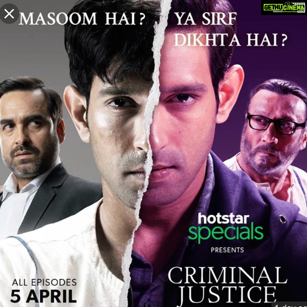 Sharmin Segal Instagram - Guys go watch!!!! Congo dad @segaldeepak 😃#criminaljustice #Hotstar