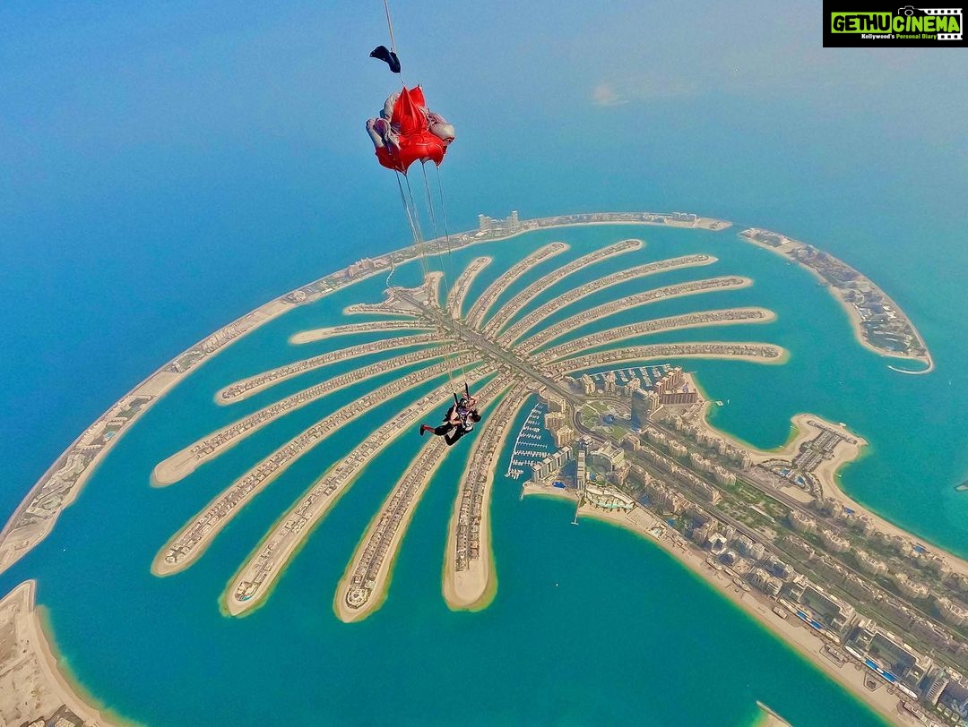 Sheen Dass Instagram - Flying … This time .. out of the plane . 😨😁❤️… . Took a 13,000 ft sky dive in Dubai .. . #skydive #sports #adrenaline #tranquil Skydive Dubai