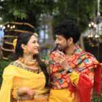 Sheen Dass Instagram – Haldi 🌻
Welcome to the bright side of our life .. 🧿♾️
💃🏻🕺
.
.
Thank you @lamourroseofficial 
for designing this gorgeous haldi lengha . 
I have paired it with real flower jewellery. And I totally love my look 💛

#rosheen #haldi #srinagar #wedding #destinationwedding #sheendass #explore #reelsinstagram #newbeginnings #blessed #happy #friends #viral #haldiceremony #love #outfit #couple #fun #yellow #lengha