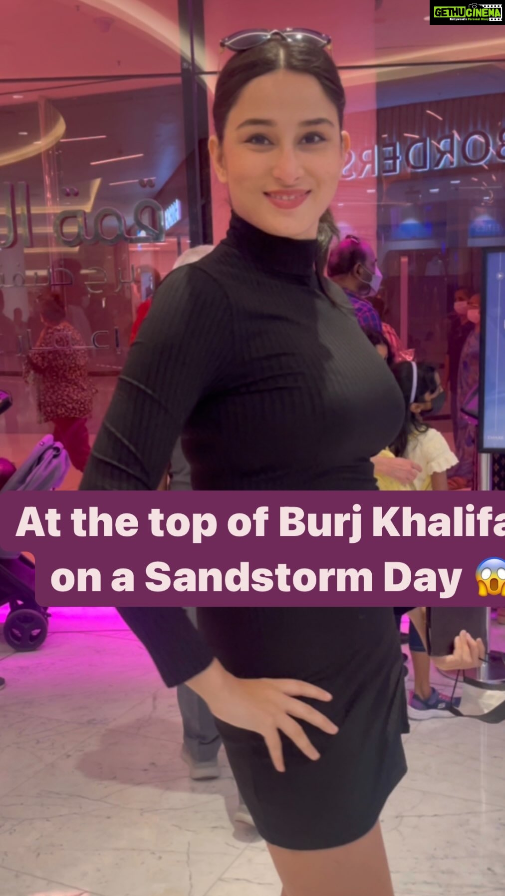 Sheen Dass Instagram - Burj Khalifa on a sandstorm Day 😱🙈😁 .. . Was it Good or bad ? . Well hard luck that the View was limited .. But it was the first time I saw something like this ! A sand storm and at the top of the world . . #sandstorm #dubai #atthetop #topoftheworld #burjakhalifa #travel #trending #reels At the Top, Burj Khalifa