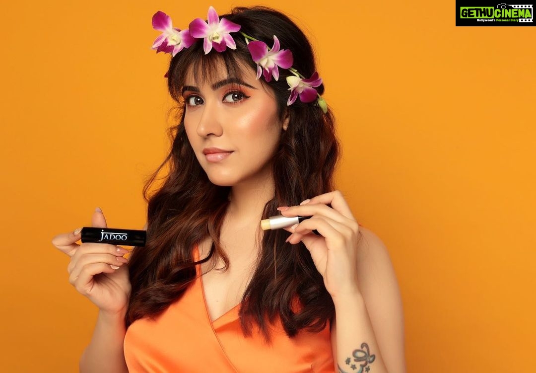 Sheena Bajaj Instagram - Shot for @jadoocosmetics 💄 Photographer @riyabajaj_photography mua @sunny_makeup_artist