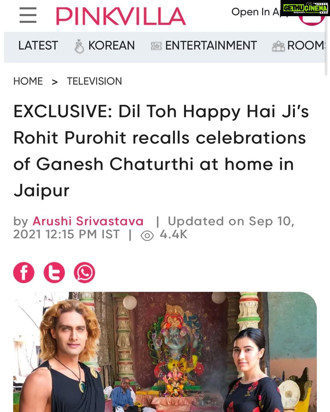 Sheena Bajaj Instagram - Happy Ganesh Chaturthi to all my fans and Fnds love 💕 each one of u a lot ❤️
