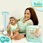 Shikha Singh Instagram - I test everything before I let it touch Alayna! And I did the same for her diaper too 🥰  I never settle for anything ordinary I took the #PampersCheekTest to find out how soft Pampers Premium Care actually is and I am so satisfied that I have found the softest diaper for Alayna 👧🏻 💛 I touched the Pampers Premium Care diaper on her cheek & she just loved how soft it was & her smile brought a smile on my face 🥰  and comfort for her soft bum. She loves being wrapped in its 360°cottony softness and is playful and active all day long!☁️☀️🌟🌇🌃 I therefore declare Pampers Premium Care #MommyTested✅ and Alayna approves it too !  Have you taken the test yet? If not, do it right away and win awesome prizes along the way! Follow 3 simple steps- 1. Click an adorable photo of you and your li’l one taking the Pampers Cheek Test 📸 2. Post it using #PampersCheekTest , Don't forget to tag and follow @pampersindia💛 3. Tag 3 mommies and ask them to participate too! Ready? Get, set, test!💃 20 lucky winners stand a chance to win 6 months of FREE diaper supply! #Partnership #PampersPremiumCare#PampersCheekTest#PampersSoftnessChallenge#MomTested #PampersTribe#PampersPartner#PampersIndia#DiaperBaby