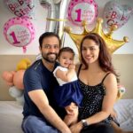 Shikha Singh Instagram - Heartfelt thanks to all of you out there for sending such warm wishes for Alayna’s 1st Bday ❤️😇🙏 #thankful #grateful #alaynas1stbirthday #babygirl #happybirthday #blessedwiththebest #thankyougod #thankyoueveryone #loveyouall