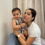 Shikha Singh Instagram - There’s no rule book for being a mother and I have never followed any rules anyway. Goku made me a “Yashodha” Maiyya 4 years back & @alaynasinghshah made me a “Devaki” Maa. I love u both sooo much that words can’t express it. I want u both to be wild & free & kind & compassionate & be your own versions of yourself. Happy Mother’s Day to all the lovely mommies & more strength & power to all of you all the time. Spread love & kindness all around cos u are capable of it ♥️