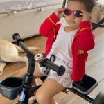 Shikha Singh Instagram – Weekend motivation 🤩🤪

Special thanks to @oysheekarimbil & @niveditabasu for this wonderful bicycle ❤️❤️

#apnabidu #alaynasinghshah #baby #girl #blessed #thankyou #god #grateful