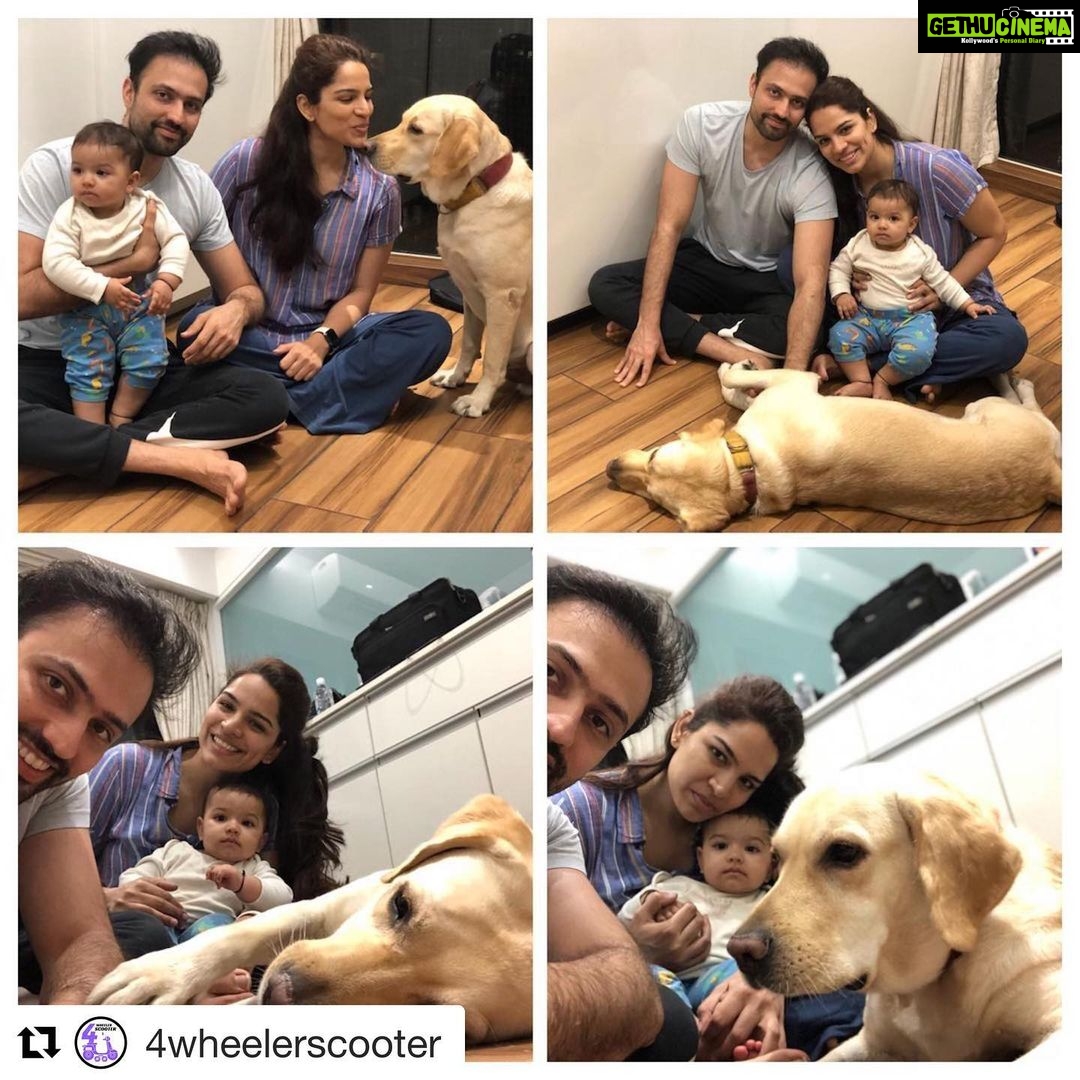 Shikha Singh Instagram - On this National Pet Day, I hope & pray people treat animals with more kindness & be the voice for the voiceless! Love is all you need. Thank you @gokusinghshah for coming in our lives. You will always be our first born. Love u to moon & back !