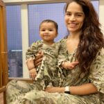 Shikha Singh Instagram - Oh she’s such a drama queen & im loving it, along with these super comfortable kaftan pyjama sets of ours from @little_dreams_india. Haye Ram Twinning ka hai zamana 🤪❤️ Thanks 🤩