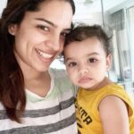 Shikha Singh Instagram - I feel I’ve become more stronger after becoming a mother & sometimes I literally feel like a Superwoman! ❤️ Has it happened to you too ?? 😃 #mom #momlife #baby #babygirl #girl #blessed #grateful #timeisflying #ifeelgood #alaynasinghshah #shikhasingh #motherdaughter #alwayswantedagirl